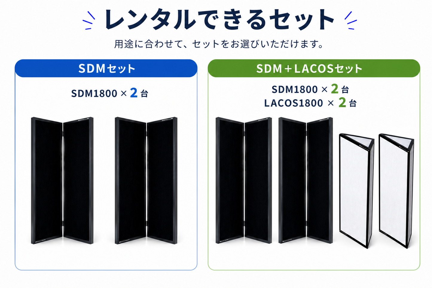 【往復送料込み】SDM・LACOS レンタルプラン - サイレント・プロバイダー