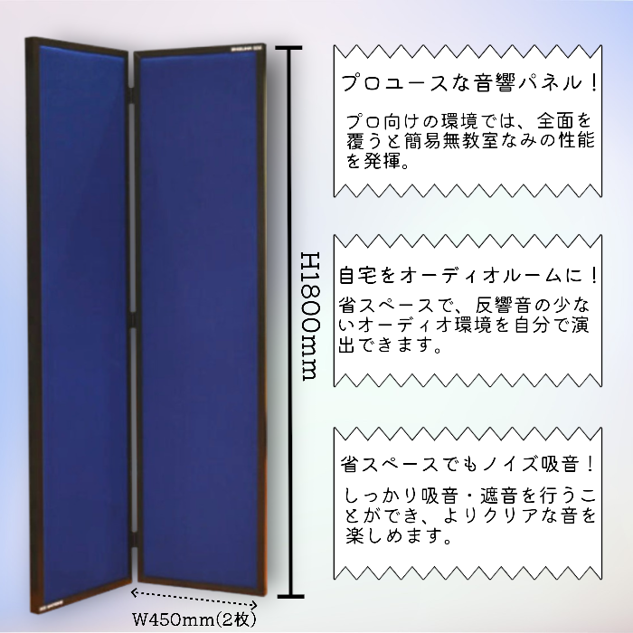 限定色】SHIZUKA Stillness Panel SDM-1800 (ナイルブルー